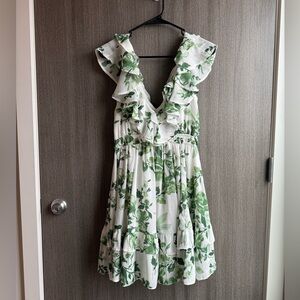 Abercrombie & Fitch Ruffle Dress - XS Tall